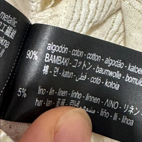 Zara TEXTURED PYJAMA-STYLE BLOUSE - Picture 6 of 8